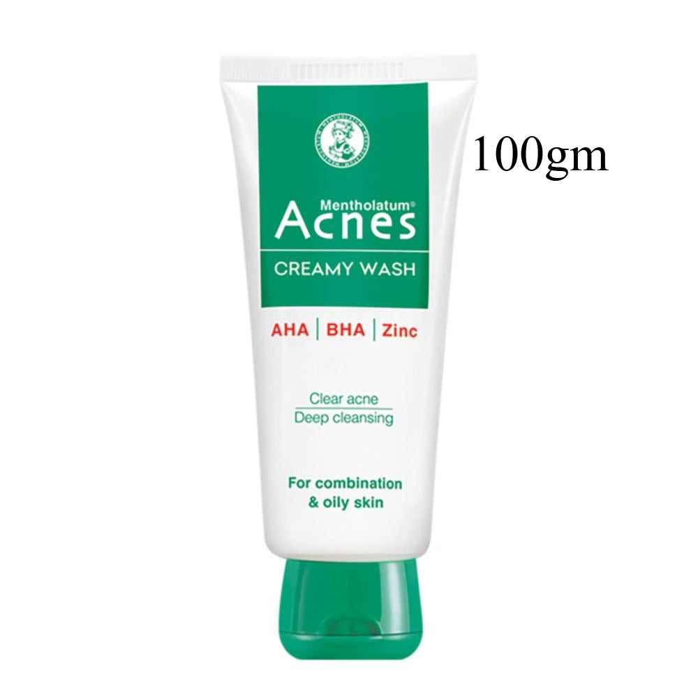 Acnes Creamy Face Wash (Green) 100gm