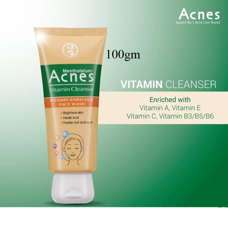 Acnes Vitamin Cleanser 100gm