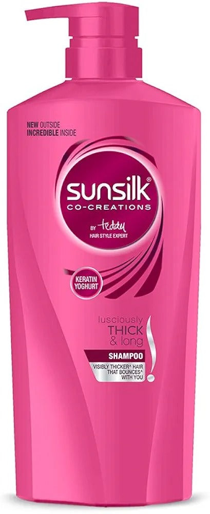 Sunsilk Pink Pump, Lusciously Thick & Long Shampoo 625ml