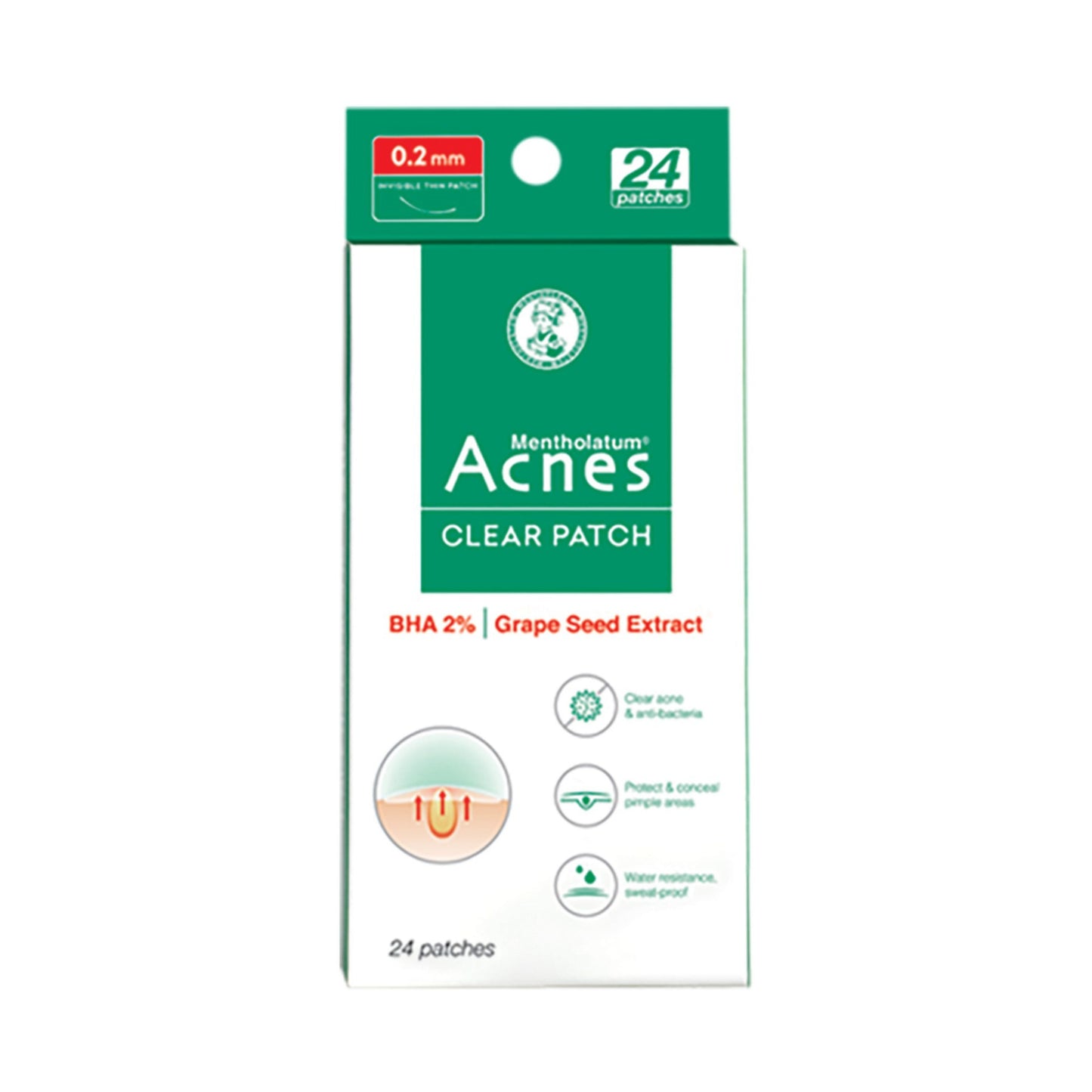 Acnes Clear Patch For Pimple Treatment (24 Patches)