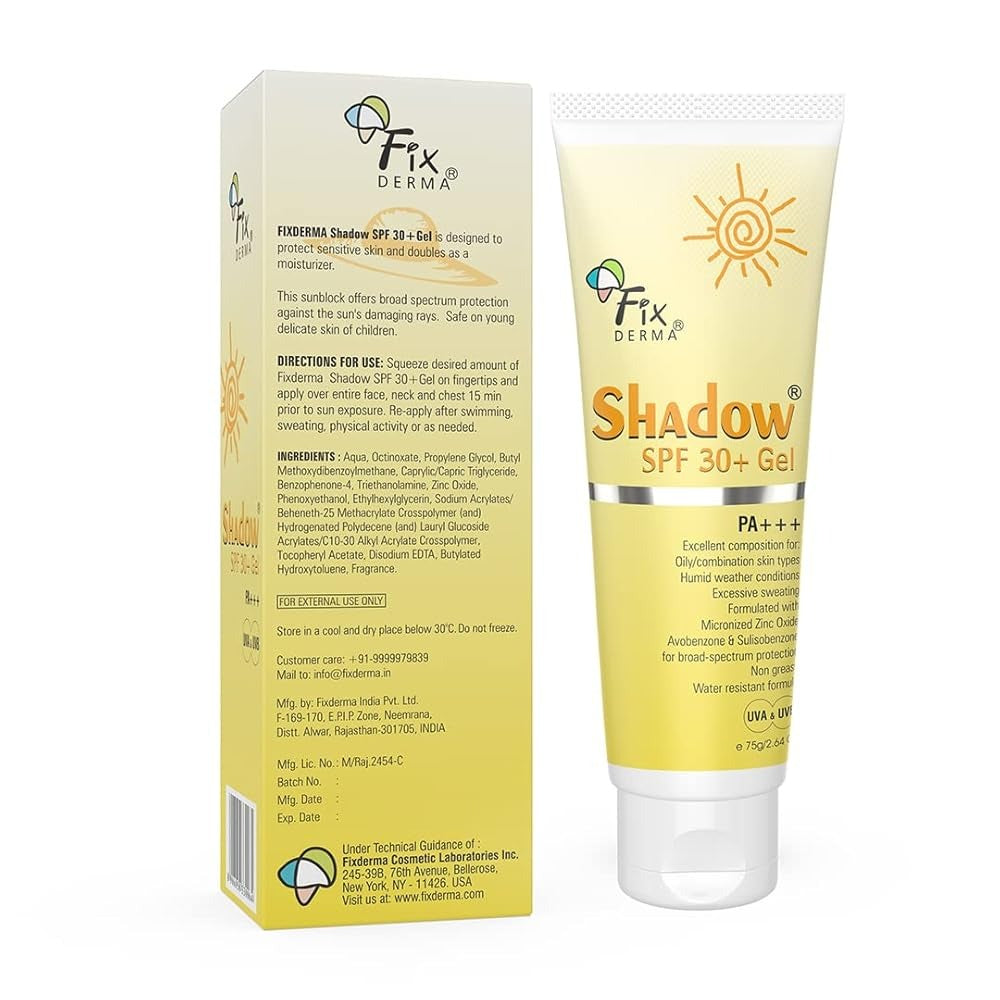 Shadow Sunscreen For Oily Skin SPF 30+ Gel-75 gm