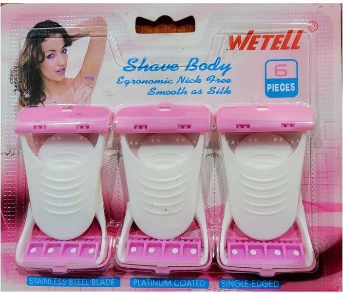 WETELL Shave Body Razor 6 Pcs