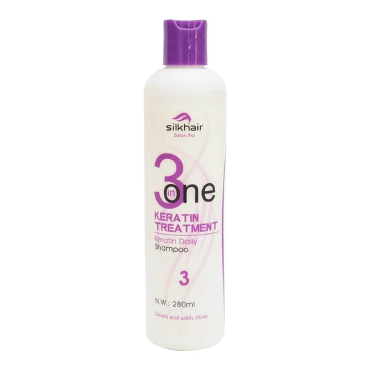 3 in One Keratin Treatment Shampoo, 250ml, Silkhair