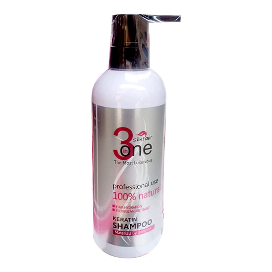 3 in One Keratin Treatment Shampoo 500ml, Silkhair