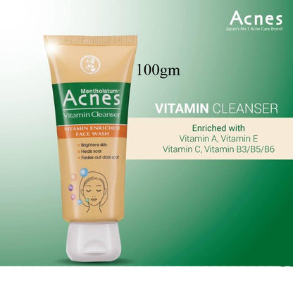 Acnes Vitamin Cleanser 100gm
