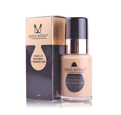 Miss Rose Purely Natural Liquid Base Foundation 30ml