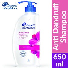 Head & Shoulders Smooth & Silky Anti Dandruff Shampoo 650ml