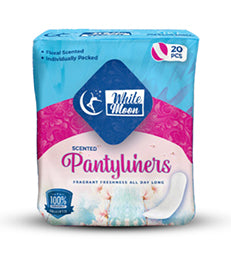 White Moon Pantyliners 20pcs per pack 155mm