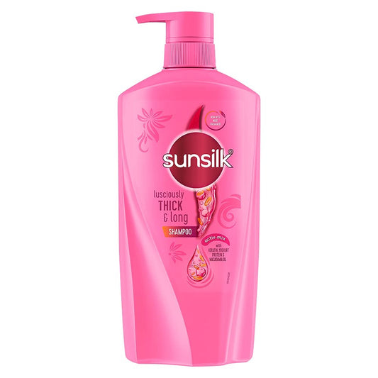 Sunsilk Pink Pump, Lusciously Thick & Long Shampoo 625ml